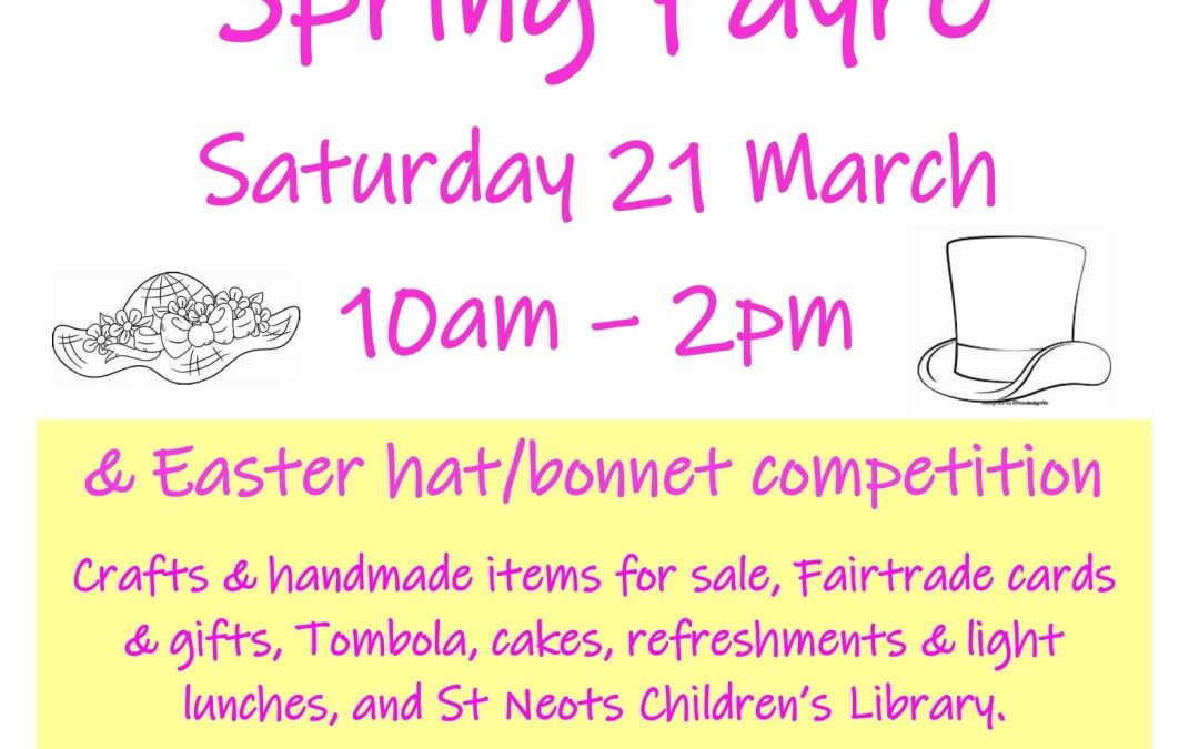Spring Fayre – 21st March 26